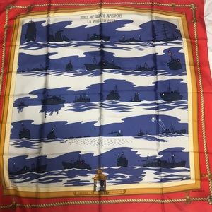 Hermès Silk Scarf Feux De Route Apercus La Nuit